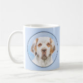 Clumber Spanischmalerei - Niedliche Original Dog A Kaffeetasse (Links)