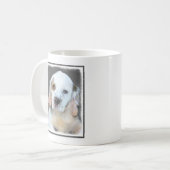 Clumber Spanischmalerei - Niedliche Original Dog A Kaffeetasse (Vorderseite Links)