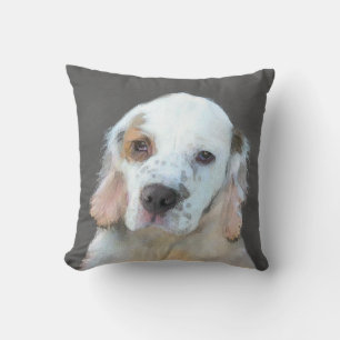 Clumber Spanischmalerei - Niedliche Original Dog A Kissen