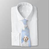Clumber Spanischmalerei - Niedliche Original Dog A Krawatte (Gebunden)