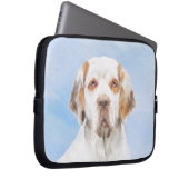 Clumber Spanischmalerei - Niedliche Original Dog A Laptopschutzhülle (Vorne Rechts)
