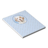Clumber Spanischmalerei - Niedliche Original Dog A Notizblock (angewinkelt)