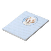 Clumber Spanischmalerei - Niedliche Original Dog A Notizblock (Rotiert)
