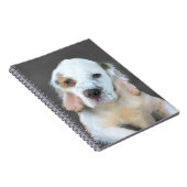 Clumber Spanischmalerei - Niedliche Original Dog A Notizblock (Rechte Seite)