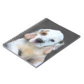 Clumber Spanischmalerei - Niedliche Original Dog A Notizblock (Linke Seite)