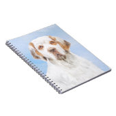 Clumber Spanischmalerei - Niedliche Original Dog A Notizblock (Rechte Seite)