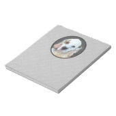 Clumber Spanischmalerei - Niedliche Original Dog A Notizblock (Rotiert)