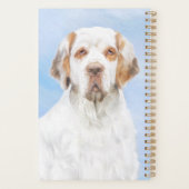 Clumber Spanischmalerei - Niedliche Original Dog A Planer (Rückseite)