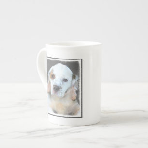 Clumber Spanischmalerei - Niedliche Original Dog A Porzellantasse