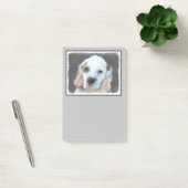 Clumber Spanischmalerei - Niedliche Original Dog A Post-it Klebezettel (Büro)