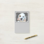 Clumber Spanischmalerei - Niedliche Original Dog A Post-it Klebezettel (Auf Schreibtisch)