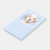 Clumber Spanischmalerei - Niedliche Original Dog A Post-it Klebezettel (angewinkelt)