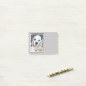 Clumber Spanischmalerei - Niedliche Original Dog A Post-it Klebezettel (Auf Schreibtisch)
