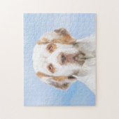 Clumber Spanischmalerei - Niedliche Original Dog A Puzzle (Vertikal)
