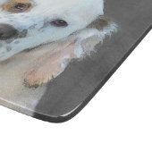 Clumber Spanischmalerei - Niedliche Original Dog A Schneidebrett (Ecke)