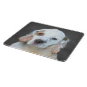 Clumber Spanischmalerei - Niedliche Original Dog A Schneidebrett (Ecke)