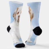 Clumber Spanischmalerei - Niedliche Original Dog A Socken (Gewinkelt)