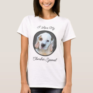 Clumber Spanischmalerei - Niedliche Original Dog A T-Shirt