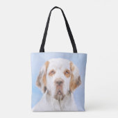 Clumber Spanischmalerei - Niedliche Original Dog A Tasche (Rückseite)