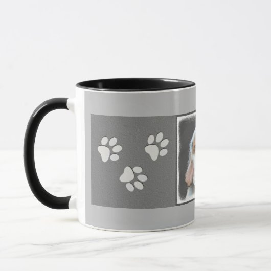 Clumber Spanischmalerei - Niedliche Original Dog A Tasse (Links)