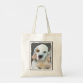 Clumber Spanischmalerei - Niedliche Original Dog A Tragetasche (Rückseite)