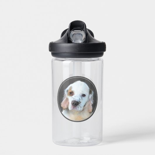 Clumber Spanischmalerei - Niedliche Original Dog A Trinkflasche (Vorne)