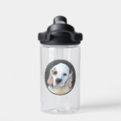 Clumber Spanischmalerei - Niedliche Original Dog A Trinkflasche (Rückseite)