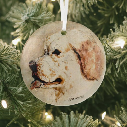 Clumber von Hevener Ornament Aus Glas (InSitu)