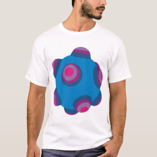 ClumpBubble - blau/lila T-Shirt