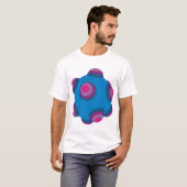 ClumpBubble - blau/lila T-Shirt (Vorne ganz)