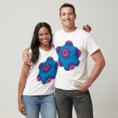 ClumpBubble - blau/lila T-Shirt (Unisex)