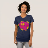 ClumpBubble rosa lila Orange T-Shirt (Vorne ganz)
