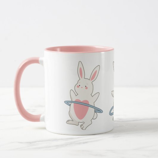 Clumsy Bunny Oaster Tasse (Links)