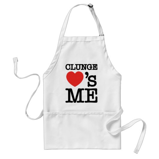 CLUNGE LIEBT MICH SCHÜRZE (Vorne)