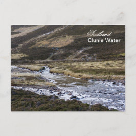 Clunie Water River in Schottland Postkarte