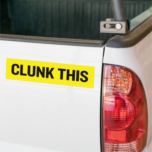Clunk dieses autoaufkleber (Auf Lkw)