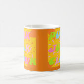 CLUNK PUNK IST EIN REBEL PATTERN WORTE FARBEN GEMI KAFFEETASSE (Mittel)