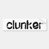 Clunker-Autoaufkleber Autoaufkleber (Vorne)