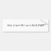 Clunkerauto-Autoaufkleber Autoaufkleber (Vorne)