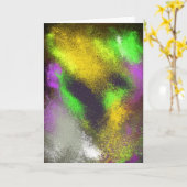 Cluster Gelbe Grußkarte Karte (Gelbe Blume)