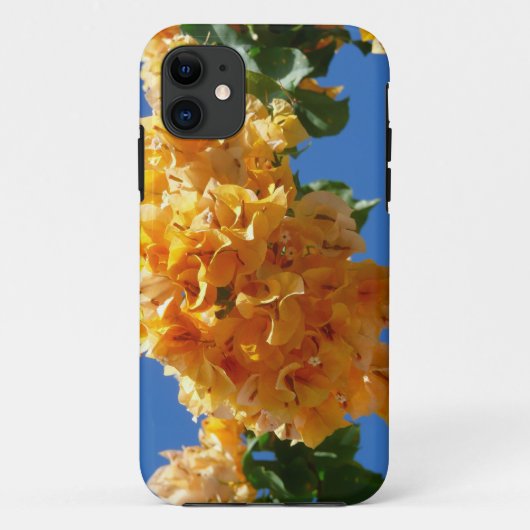 Cluster Golden Bougainvillea Floral Case-Mate iPhone Hülle (Rückseite)