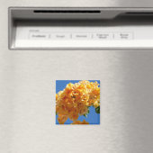 Cluster Golden Bougainvillea Floral Magnet (In Situ (Geschirrspüler))