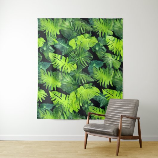 Cluster "Grüne Blätter" Wandteppich (Beispiel)