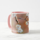 Cluster japanischer Aprikosen/Blume Tasse (Vorderseite Links)