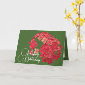 Cluster "Kleine rote Blume - Grüner Hintergrund" Karte (Gelbe Blume)