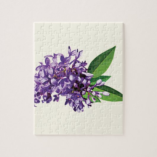 Cluster Lila Lilacs Puzzle (Vertikal)