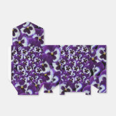 Cluster Lila weißer Stiefmütterchen: Harmonische G Geschenkschachtel (Ungefaltet)