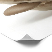 Cluster Oyster Mushrooms Poster (Ecke)