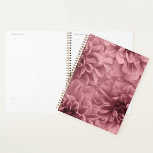 Cluster Peach Dahlias Floral Planer (Anzeige)
