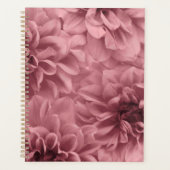 Cluster Peach Dahlias Floral Planer (Vorderseite)